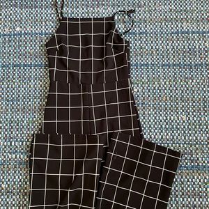 Really Cute Checkered Jumpsuit